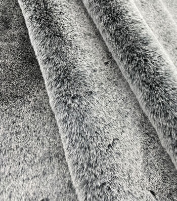 Red FAUX FUR WITH WOOL PATTERNED COATING FROM ITALY Black Gray Stripes Red FAUX FUR WITH WOOL PATTERNED COATING FROM ITALY Black Gray Stripes